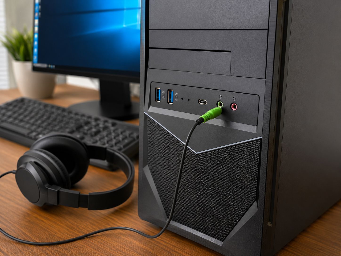 Как включить переднюю панель для наушников в Windows 10