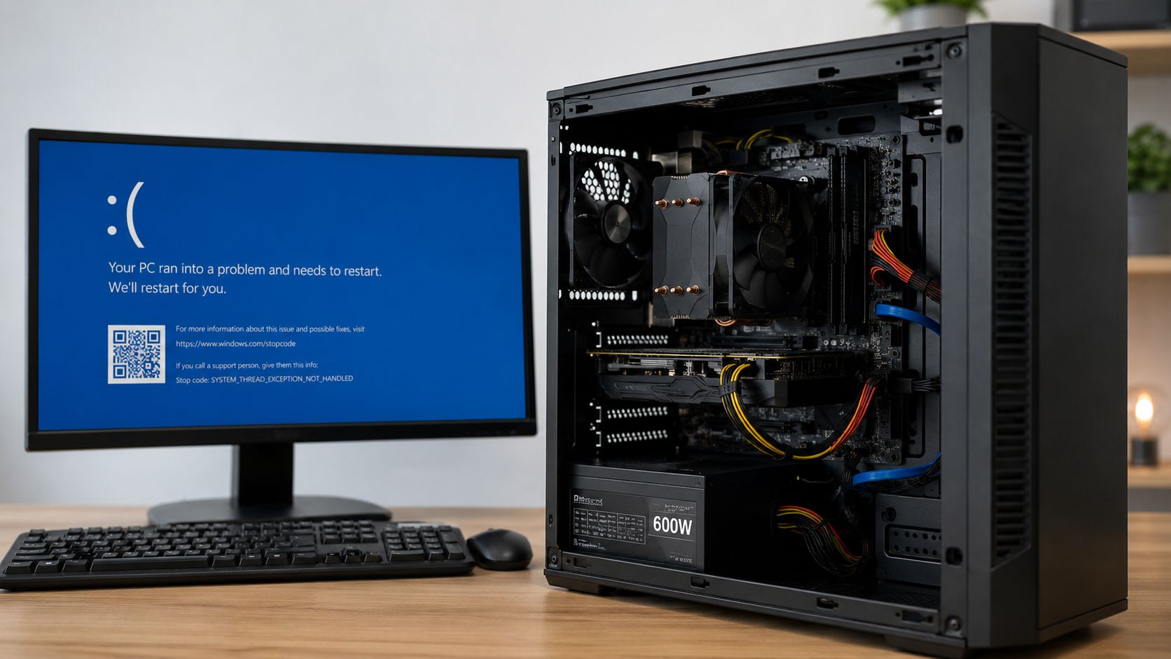 Что делать, если компьютер самопроизвольно перезагружается в Windows 10